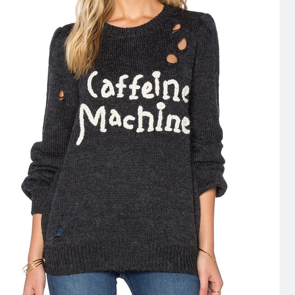 Wildfox Caffeine Machine Sweater